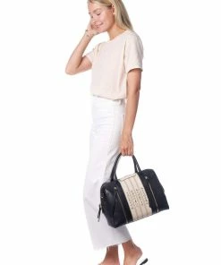 Bellorita Calligraphy Black Satchel Boho Bags