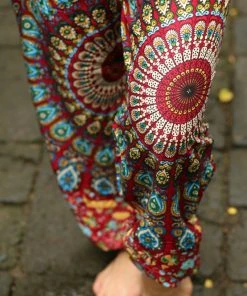 Napat Campfire Red Chakra Mandala Pants