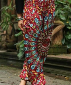 Napat Campfire Red Chakra Mandala Pants