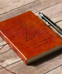 Soothi Capricorn Zodiac Handmade Leather Journal