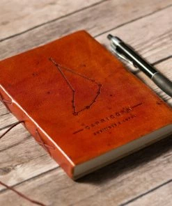 Soothi Capricorn Zodiac Handmade Leather Journal