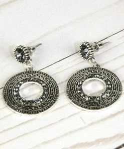 ClaudiaG Collection Jewelry Caster Earrings-Olive