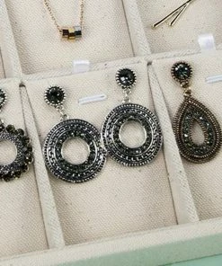 ClaudiaG Collection Jewelry Caster Earrings-Olive