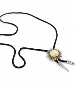 Muyoo Store Bolo Tie Sri Yantra Necklace Jewelry
