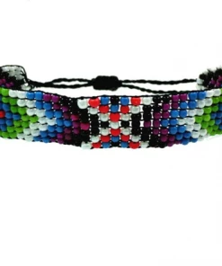 AMIU Handmade Store Colorful 7 Row Brazilian Rope Beads Bracelets Jewelry