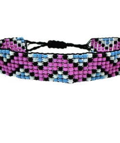 AMIU Handmade Store Colorful 7 Row Brazilian Rope Beads Bracelets Jewelry