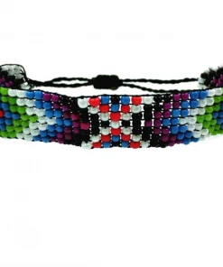 AMIU Handmade Store Colorful 7 Row Brazilian Rope Beads Bracelets Jewelry