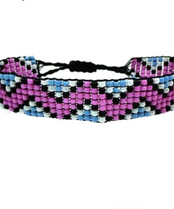 AMIU Handmade Store Colorful 7 Row Brazilian Rope Beads Bracelets Jewelry