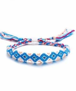 17KM Official Store Colorful Braided Tassel Friendship Bracelets Jewelry