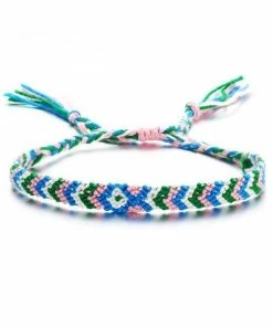 17KM Official Store Colorful Braided Tassel Friendship Bracelets Jewelry