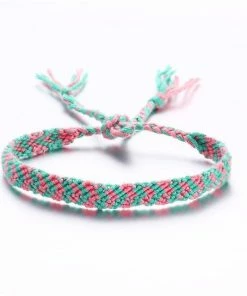 17KM Official Store Colorful Braided Tassel Friendship Bracelets Jewelry