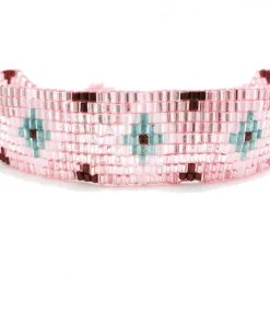 AMIU Handmade Store Colorful Glass Beads Friendship Bracelets In 4 Colors Jewelry