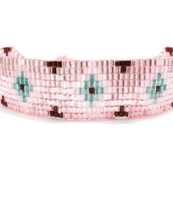 AMIU Handmade Store Colorful Glass Beads Friendship Bracelets In 4 Colors Jewelry