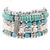 ArtiLady Jewelry (Stylish Designer Brand) Colorful Stone Budha Bracelets