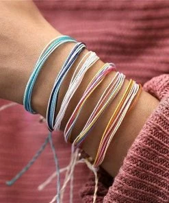 17KM Official Store Jewelry Colorful Thread Friendship Bracelets