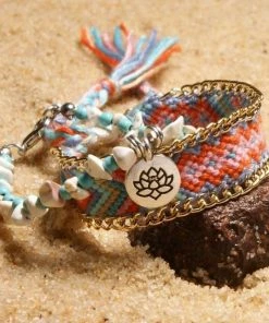 ArtiLady Jewelry (Stylish Designer Brand) Colorful Tribal Beach Anklets/Bracelets