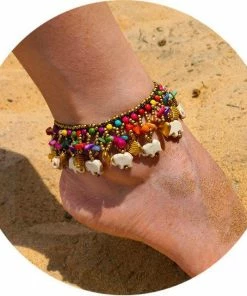 ArtiLady Jewelry (Stylish Designer Brand) Colorful Tribal Beach Anklets/Bracelets
