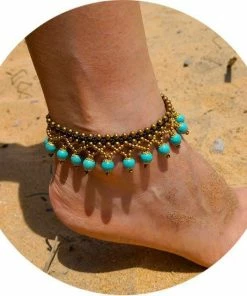 ArtiLady Jewelry (Stylish Designer Brand) Colorful Tribal Beach Anklets/Bracelets