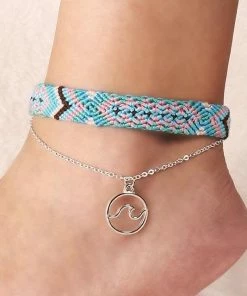 ArtiLady Jewelry (Stylish Designer Brand) Colorful Tribal Beach Anklets/Bracelets