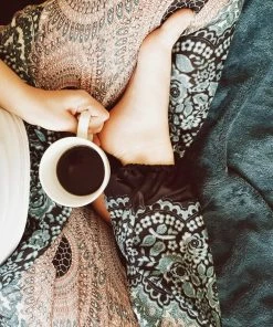 Napat Copper & Blue Honey Hive Harem Pants