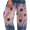 Napat Copper & Blue Honey Hive Harem Pants