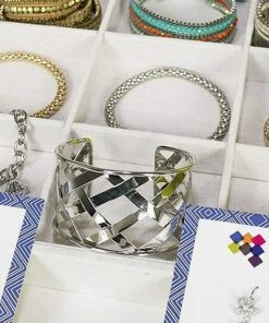 ClaudiaG Collection Jewelry Cuffed Bracelet Silver