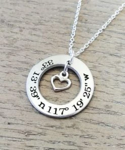 Gracefully Made Jewelry Custom Coordinate Necklace