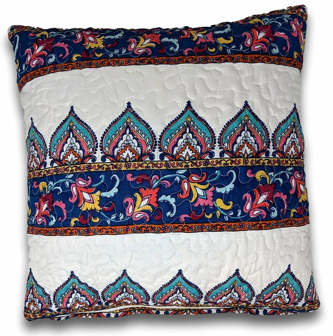 DaDa Bedding Collection Home DaDa Bedding Set Of Two Bohemian Earthy Meadow Throw Pillow Covers, 18" X 18", 2-PCS (160553-9-CC) 3 DaDa Bedding Collection Home DaDa Bedding Set Of Two Bohemian Earthy Meadow Throw Pillow Covers, 18" X 18", 2-PCS (160553-9-CC)
