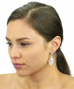 Kristin Perry Jewelry Deco Drop Earrings