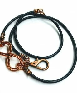 Lexi Butler Designs Double Infinity Gender Neutral Leather Wrap Bracelet Jewelry