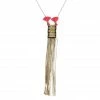 SLATE + SALT Jewelry Double Tassel Necklace 2 SLATE + SALT Jewelry Double Tassel Necklace