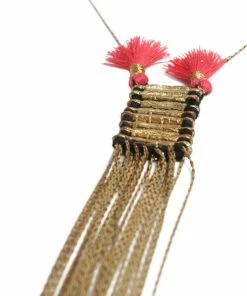 SLATE + SALT Jewelry Double Tassel Necklace