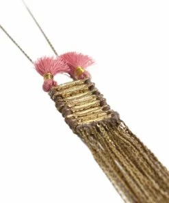 SLATE + SALT Jewelry Double Tassel Necklace