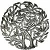 Croix Des Bouquets Home Double Tree Of Life Metal Wall Art 24-inch Diameter (GC)