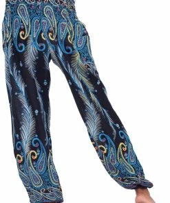 Napat Electric Blue Peacock Pants