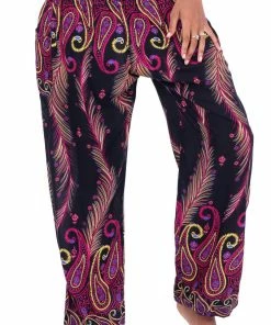 Napat Electric Pink Peacock Pants