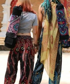 Napat Electric Red Peacock Pants