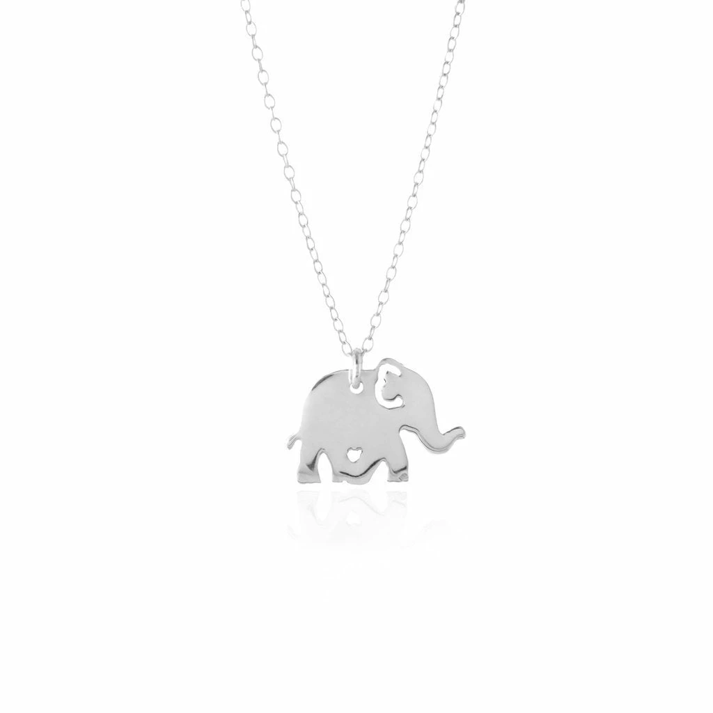 Sincerely Silver Elephant Necklace - Solid Sterling Silver Jewelry 3 Sincerely Silver Elephant Necklace - Solid Sterling Silver Jewelry
