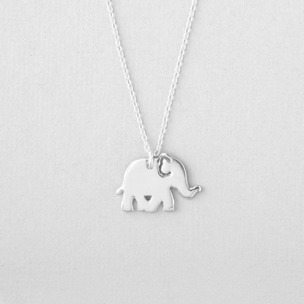 Sincerely Silver Elephant Necklace - Solid Sterling Silver Jewelry 6 Sincerely Silver Elephant Necklace - Solid Sterling Silver Jewelry
