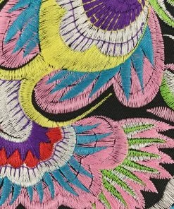 SLATE + SALT Embroidered Flower Clutch Boho Bags