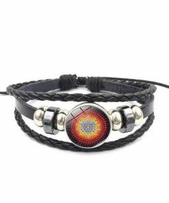 DIEZI Official Store Jewelry Sri Yantra Rope Bracelet