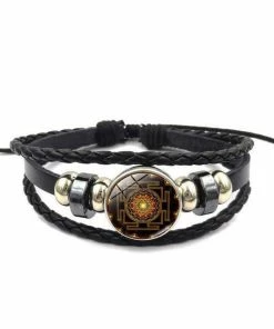 DIEZI Official Store Jewelry Sri Yantra Rope Bracelet