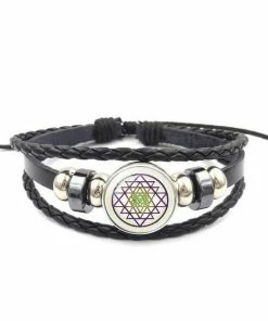 DIEZI Official Store Jewelry Sri Yantra Rope Bracelet
