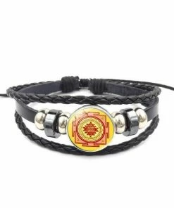 DIEZI Official Store Jewelry Sri Yantra Rope Bracelet