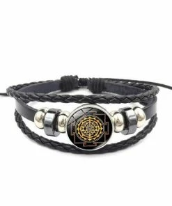 DIEZI Official Store Jewelry Sri Yantra Rope Bracelet