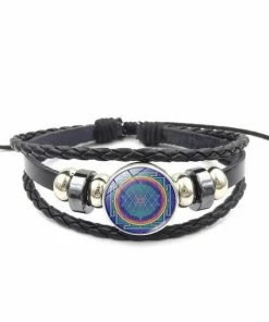 DIEZI Official Store Jewelry Sri Yantra Rope Bracelet