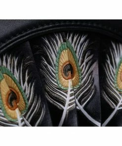 Bellorita Feather Black Shoulder Bag Boho Bags