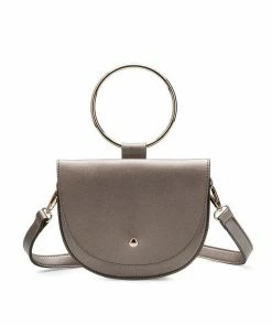 Melie Bianco Boho Bags Felix Pewter Crossbody Bag