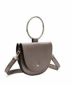Melie Bianco Boho Bags Felix Pewter Crossbody Bag