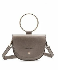 Melie Bianco Boho Bags Felix Pewter Crossbody Bag